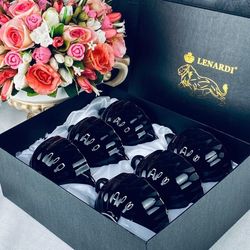 Lenardi 133-378 Набор из 6 бульонниц 350 мл MULTICOLOR в под.уп.(х6)Фарфор