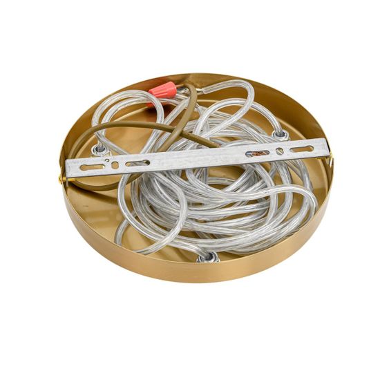 8276/3A MODERNI латунь/прозрачный, металл/стекло Подвес Е14 3*40W 220V DENVER