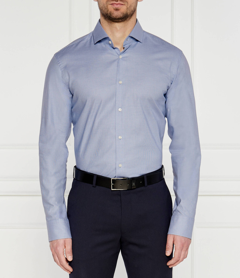 Рубашка H-JOE-spread-C1 BOSS BLACK - голубой(50512656)