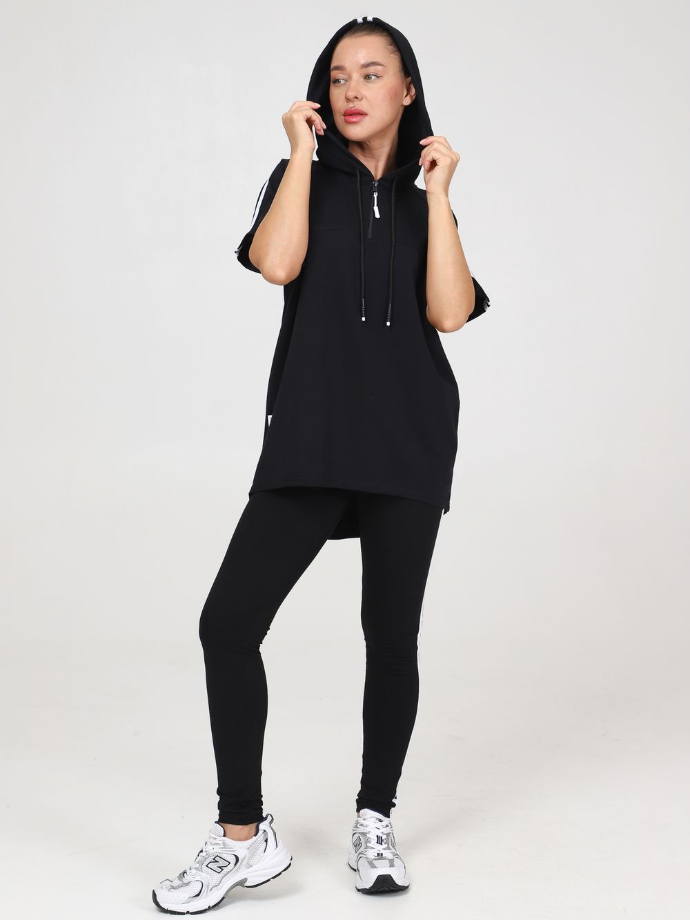 Стрейчинг - костюм черный Iv-capriz