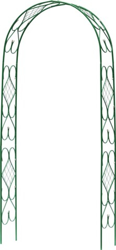 GRINDA АР ДЕКО, 240 х 120 х 36 см, разборная, стальная, декоративная арка (422251)