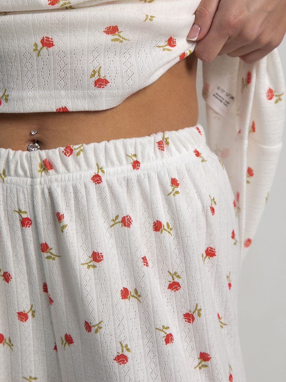 Костюм домашний с брюками Мона (белый) К15209-1М LT Collection