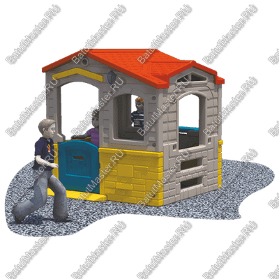 Игровой домик «Забава» — для детских игровых зон