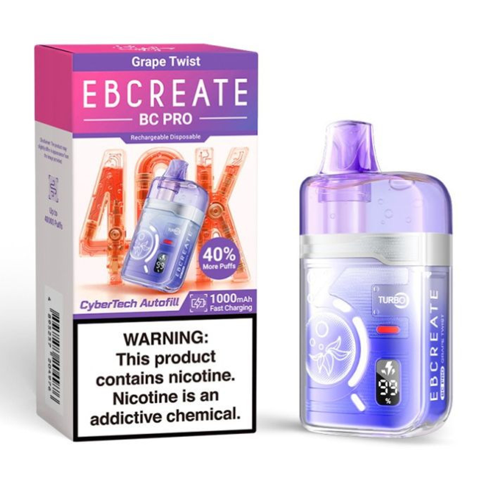 ELF BAR BC PRO 40000 - Grape Twist (5% nic)