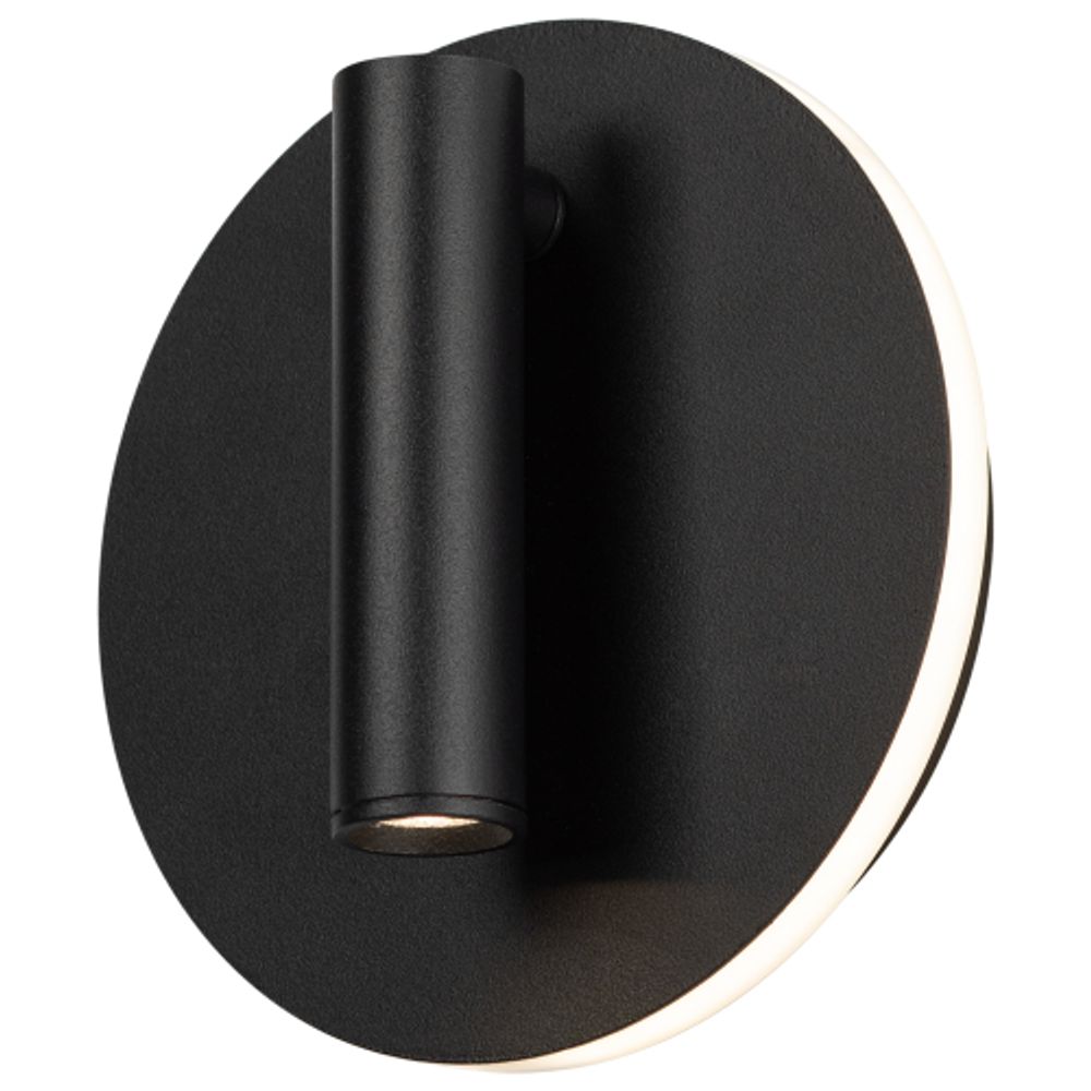 Светильник декоративный настенный светодиодный ЭРА EDGAR WL55 BK COB 5Вт / SMD 7Вт 4000К IP20 черный | Настенная подсветка