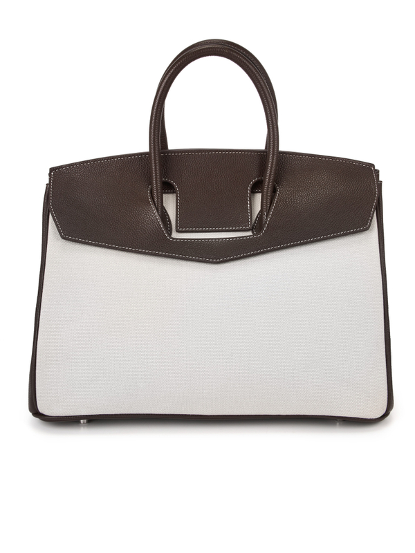 Сумка JECKY канва шоколадного цвета