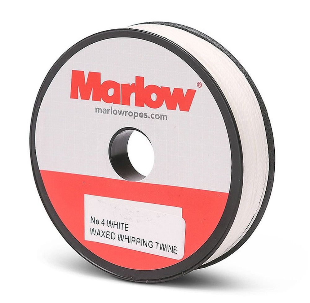 Вощеная нитка, 0,8 мм, белая, катушка 41 м. (10253770)