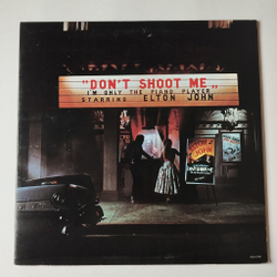 Винтажная виниловая пластинка LP Elton John Don't Shoot Me, I'm Only The Piano Player (USA 1973)