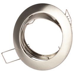 Встраиваемый светильник литой ЭРА KL1A SN/1 поворотный, MR16, 12V, 50W, сатин никель