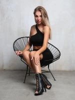 Костюм 2 в 1 шорты и топ для pole dance пилона и фитнеса