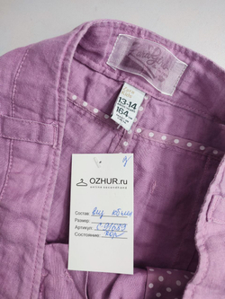 Шорты Zara льняные на 13-14 лет