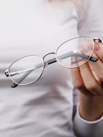 Оправа для очков для зрения металлическая брендовая