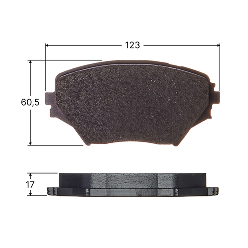 Колодки тормозные дисковые Avantech передние AV261