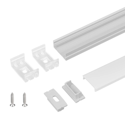 Профиль с экраном ARH-WIDE-H10-2000 ANOD+OPAL (Arlight, Алюминий) 036768