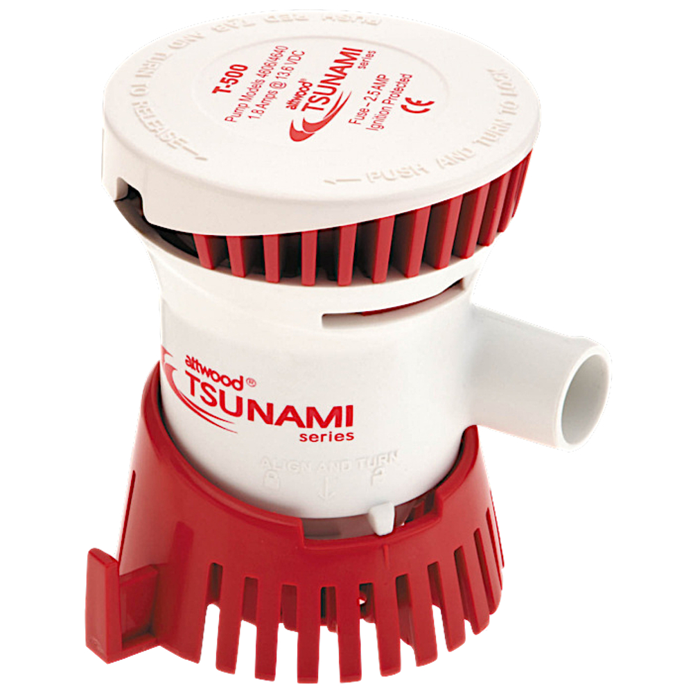 Осушительная помпа Tsunami T500 (30л/мин 3/4" 12в) 4606-1
