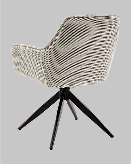 Крутящийся стул Alba бежевый ткань Sonic