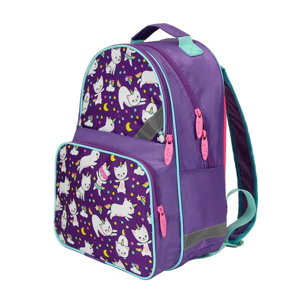 Рюкзак школьный Тимошка ОРТ "Котики" 37*26*13 см. 2 отд., 1 карман, боковые карманы (Luris)