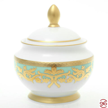 Сахарница Falkenporzellan Natalia Seladon Gold 250мл