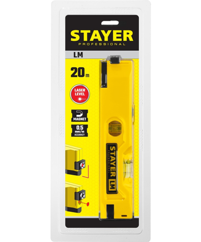 STAYER 20 м, лазерный уровень, Professional (34985)