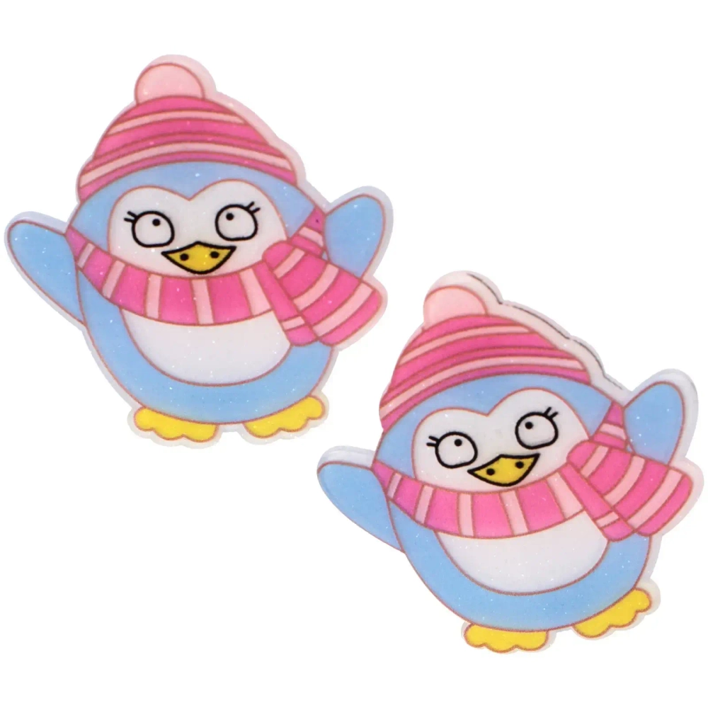 Аксессуары для волос детские 6шт «БИСКВИТ», Пингвин,14*6см