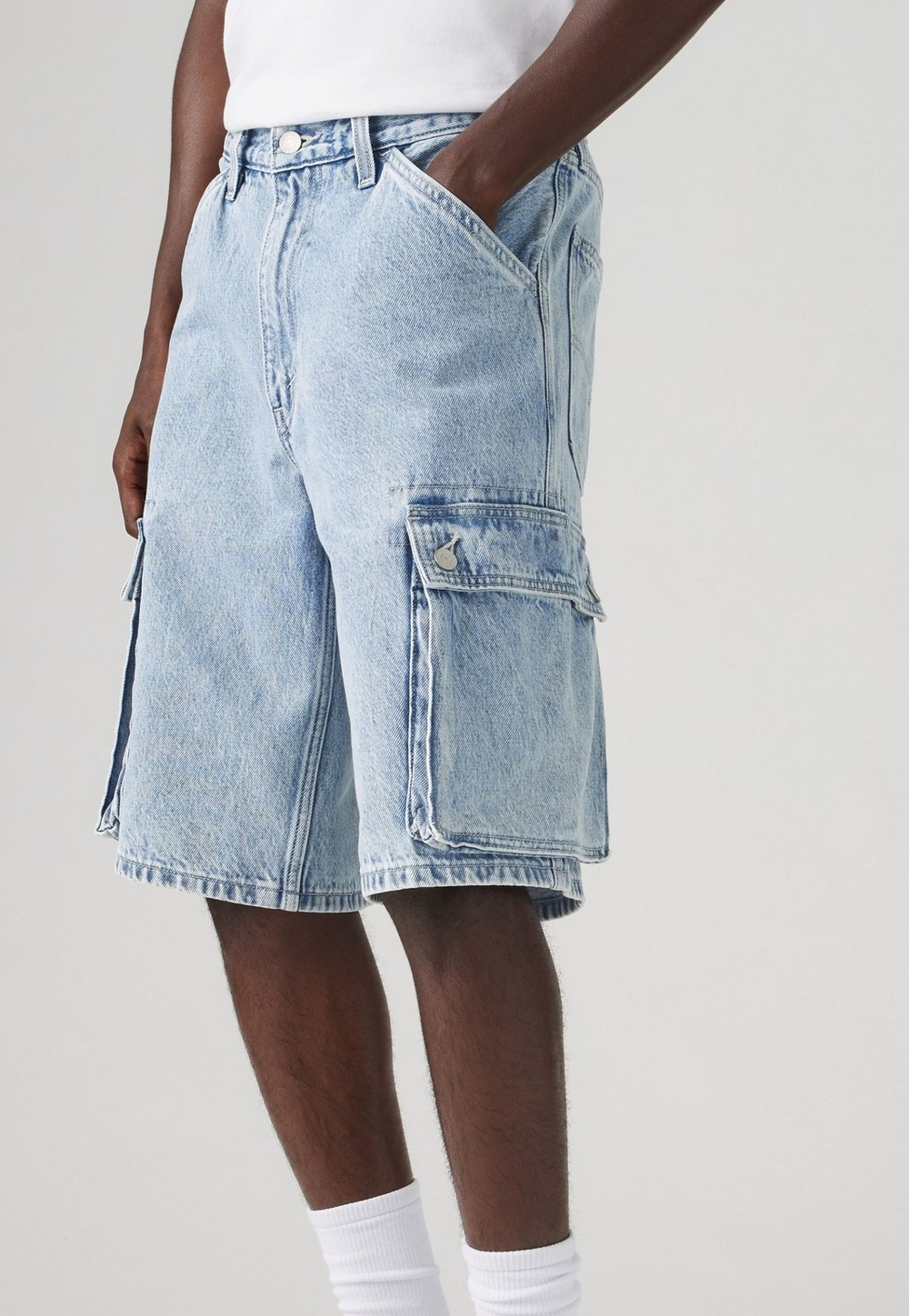 Шорты джинсовые мужские LEVI'S 478 BAGGY CARGO SHORTS