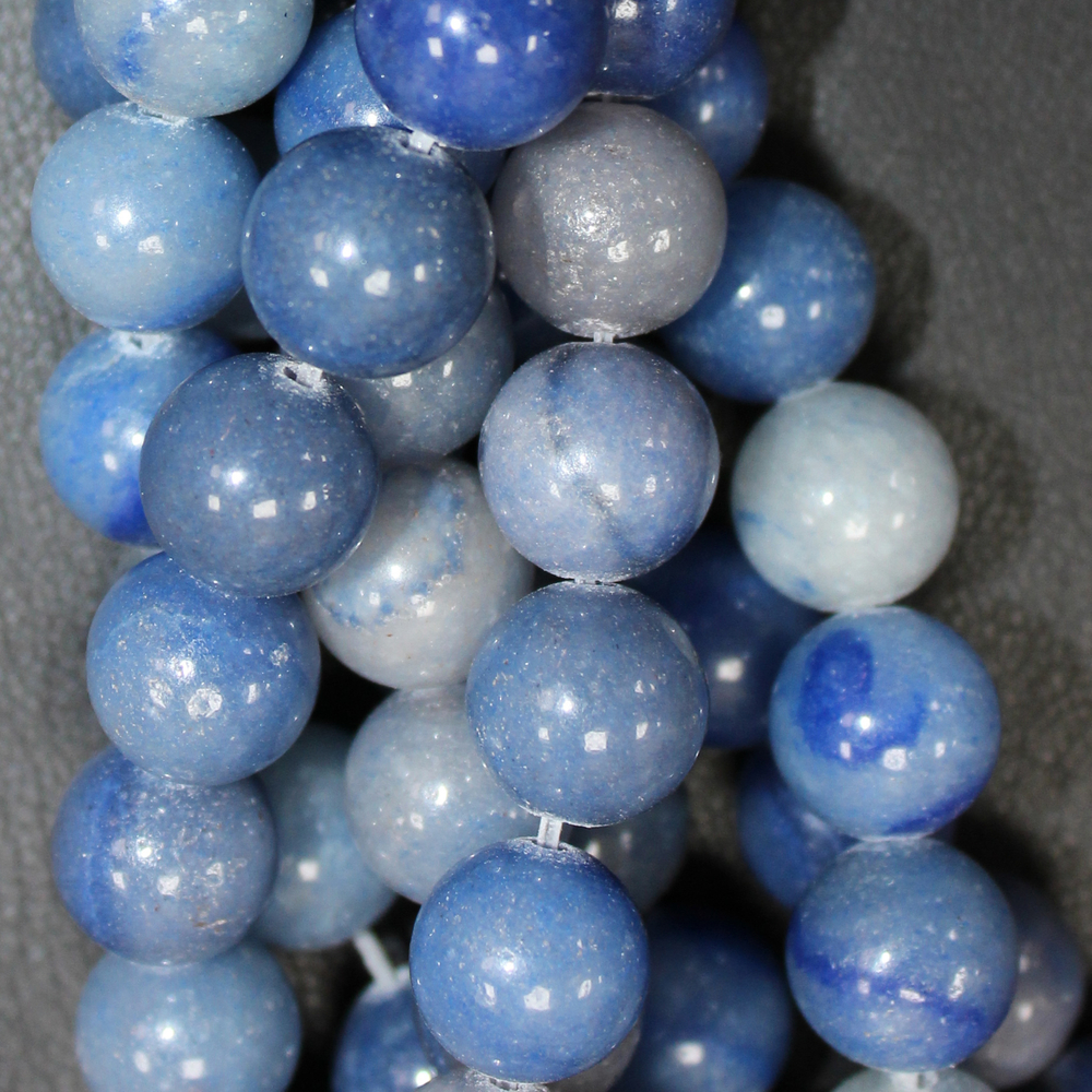 Авантюрин голубой 6мм 8мм 10мм