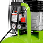 Компрессор воздушный КР-2200/100, 2.2 кВт, 350 л/мин, 100 л, ременной привод, масляный Сибртех