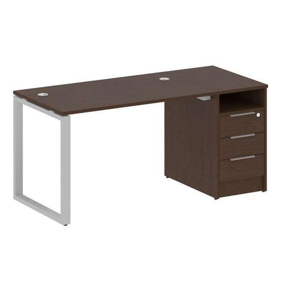 Метал Систем Рабочая станция с тумбой на О-образном м/к БО.РС-СТП-1.2