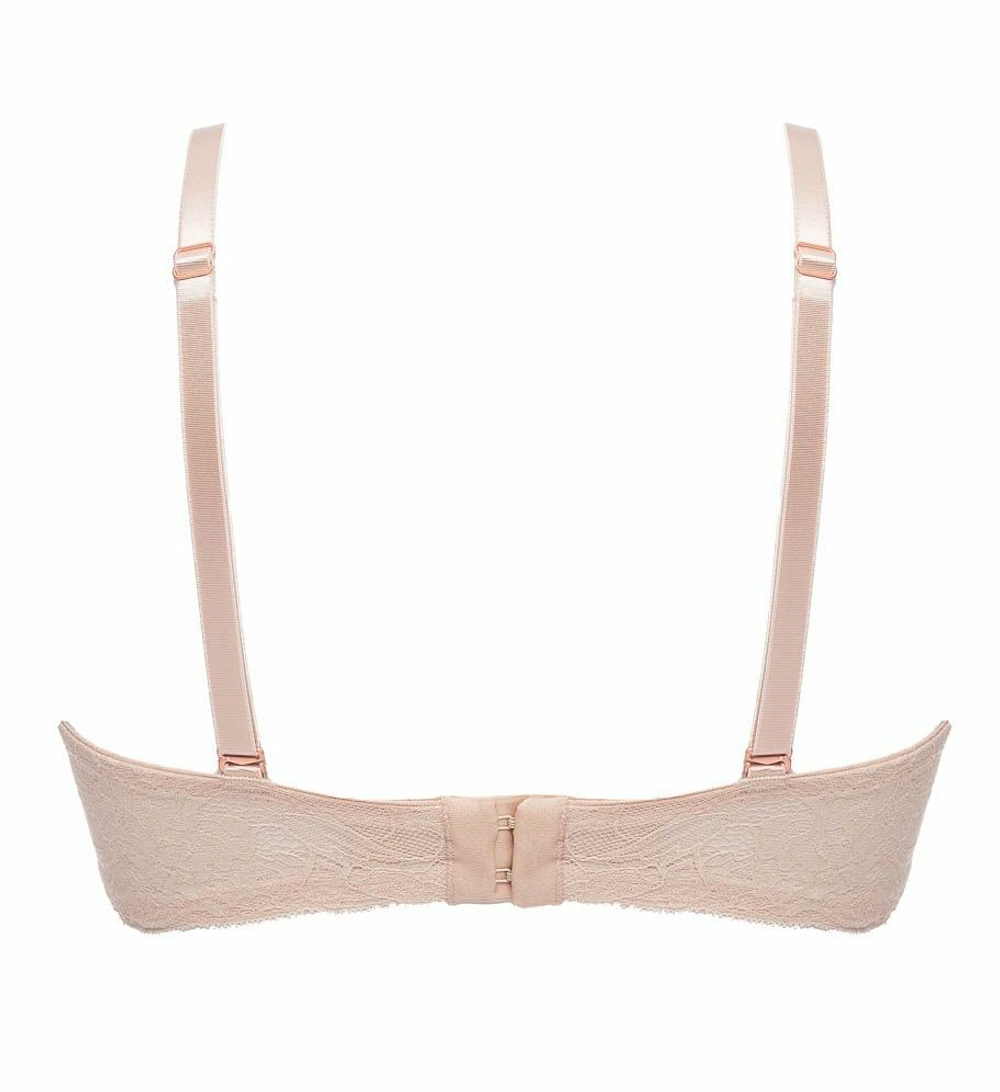 Телесный бюстгальтер Sublime с мягкими гипюровыми чашками (Размер: 75E) (Цвет: телесный)