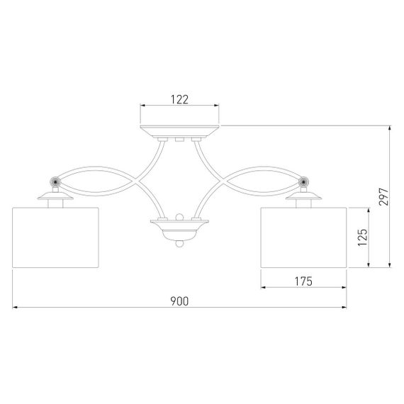 Потолочная люстра Eurosvet Fabiola 60124/8 хром Smart