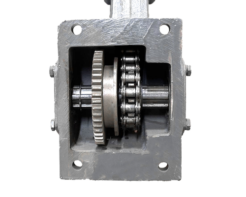 Редуктор почвофрезы с шестерёнчатым приводом в сборе