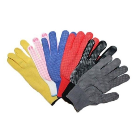 Перчатки хозяйственные, нейлон, черные