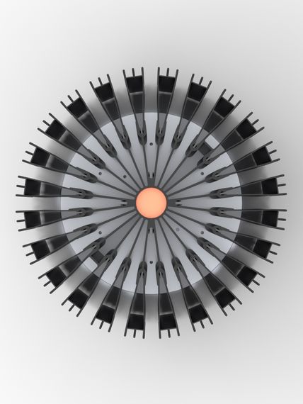 Радиатор RSH-D225H220B 33216