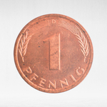 Germany, 1 Pfennig, 1989, (Munich Mint - "D"), XF