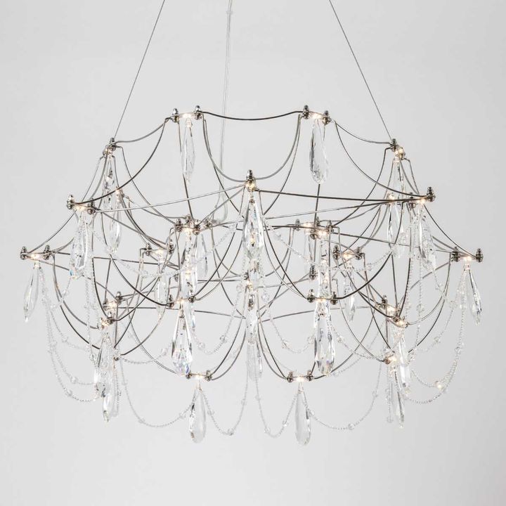 Подвесная светодиодная люстра Modelux Premium ML.5603.600P СН