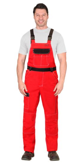 Полукомбинезон "Сириус-Престиж" (красный/черный)