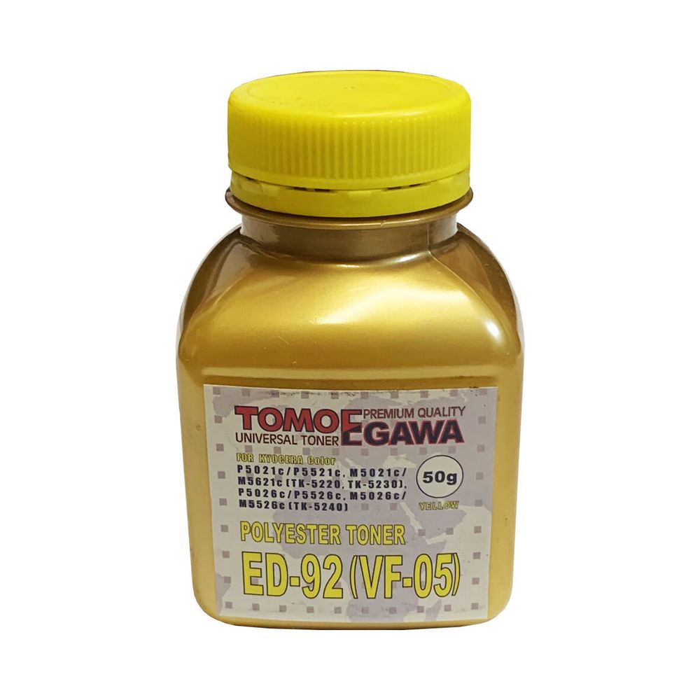 Тонер для KYOCERA Универсальный тип ED-92 (VF-05) (50гр, желтый, TOMOEGAWA) Gold ATM