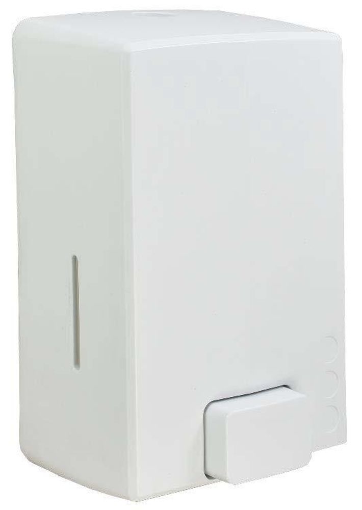 Диспенсер для мыла с кнопкой 1000 мл. ABS CLASSIC 03043.W белый