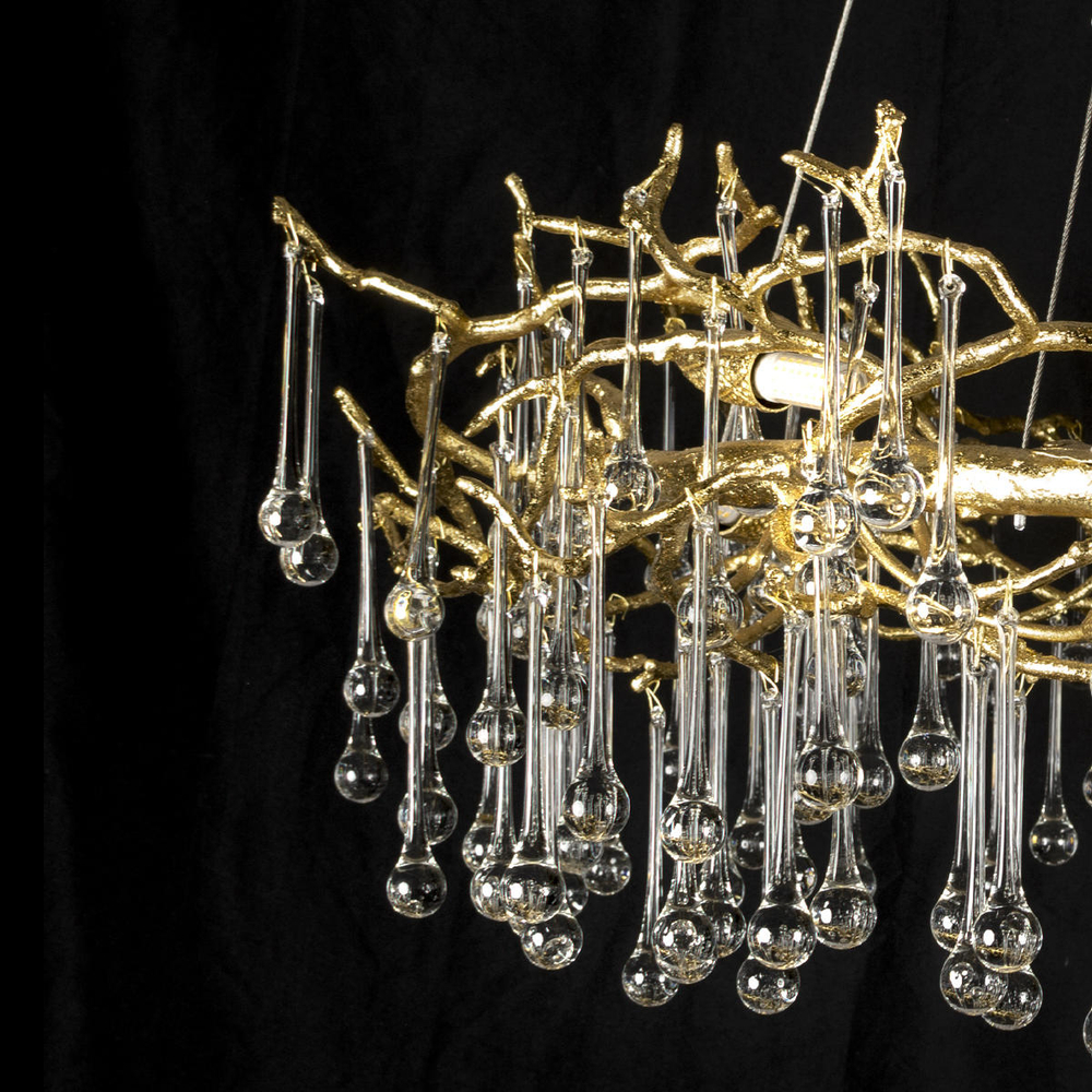 10068/1000 GD  Подвесная люстра LOFT IT Bijout