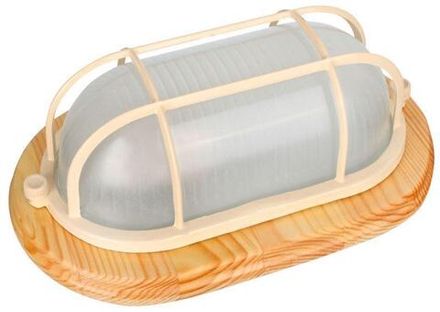 Светильник НБП 04-60-0012 УХЛ4 "Решетка" 230В 60Вт 1401D овал клен Camelion 14092