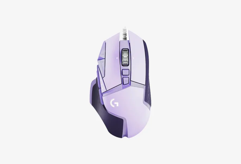 Мышь проводная Logitech G502 HERO [910-007660] фиолетовый
