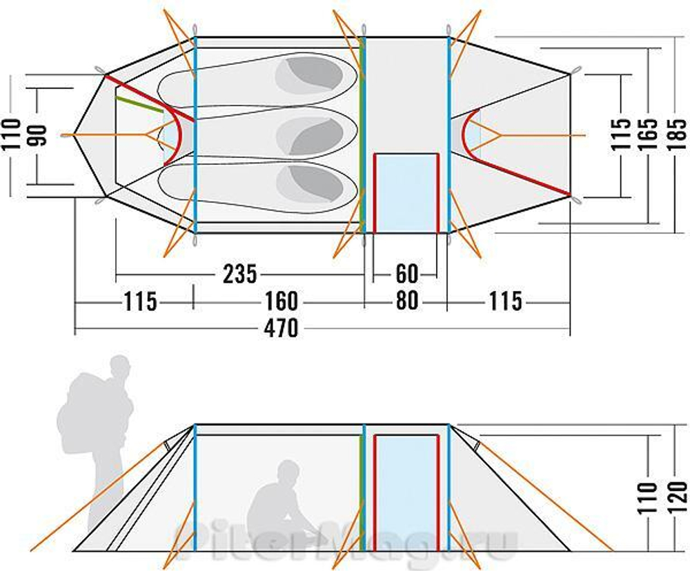 Палатка Tatonka Alaska 3 XL