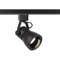 Трековый светильник однофазный ЭРА TR38-GU10 BK под лампу MR16 черный