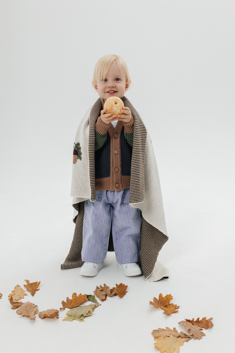 Плед Желуди, Молочный