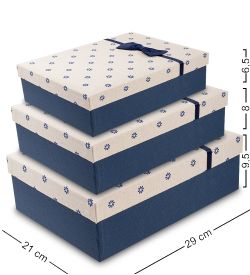 Packing Symphony WF-19-A Набор коробок из 3шт «Прямоугольник»