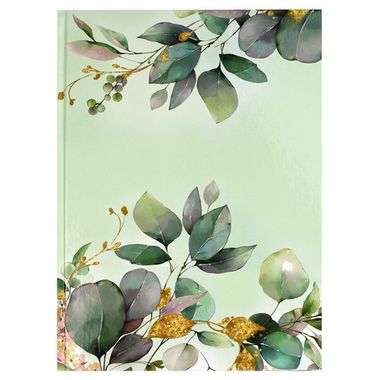 Тетрадь арт. 61695 ЗЕЛЕНЬ / А4, 96 л., твёрдый переплёт 7БЦ, полноцветная печать, глянцевая ламинация. Блок - белый офсет, 65 г/м?, печать в одну краску, клетка,