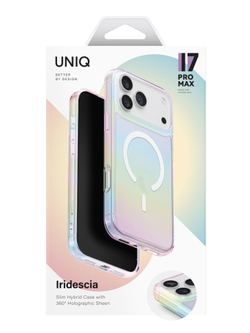 Uniq для iPhone 17 Pro чехол Iridescia (holographic) Holo Quartz (Magsafe)
