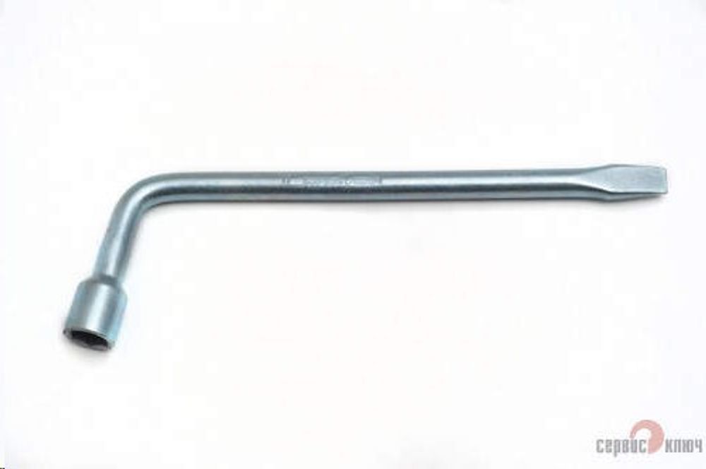 Ключ баллонный Г-образный № 17 375 мм кованый (с монтаж. лопат.) (Сервис Ключ)