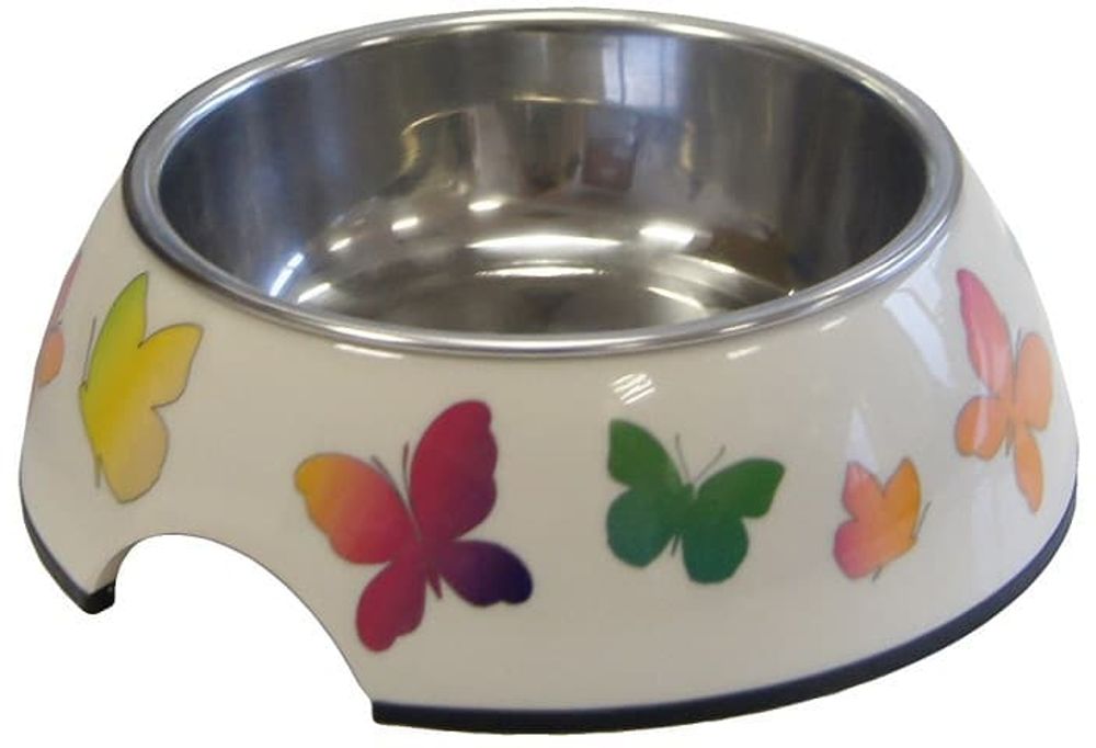 SuperDesign миска на меламиновой подставке "Бабочки" 0,16 л SuperDesign миска на меламиновой подставке "Бабочки" 0,16 л