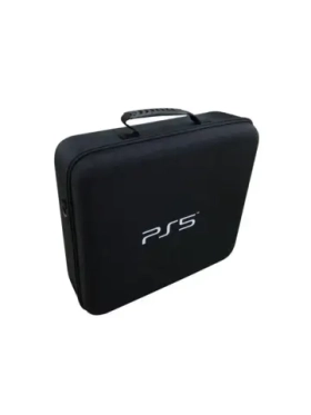 Сумка для Ps5 черная, искусственная замша: для Playstation 5